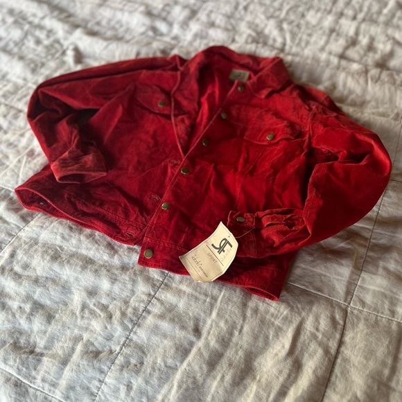 Vintage Suede 100% Leather Jacket Medium - Picture 1 of 6